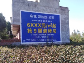 永川品牌公司青睐的墙体广告